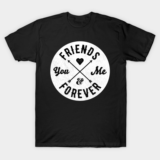 You and Me - BFF Best Friends Forever T-Shirt by Panda Pope